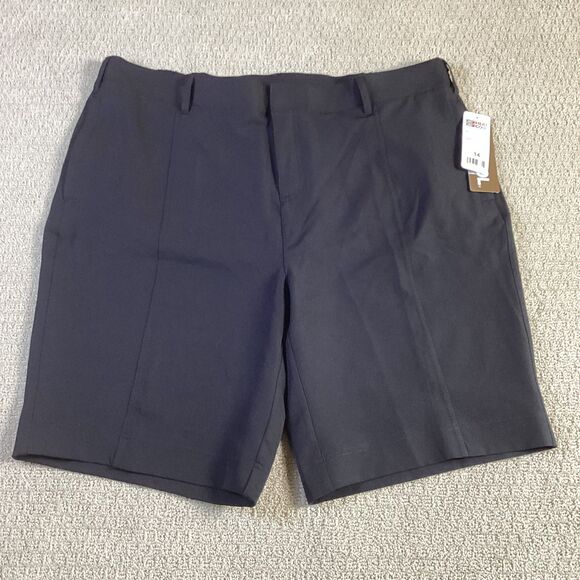32 Degrees COOL Black Stretch Shorts‎ Sz 14 NWT - Picture 1 of 4